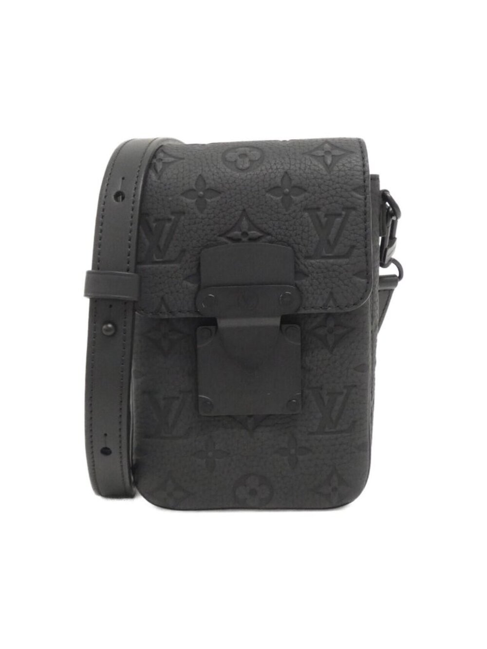 Louis Vuitton Taurillon Monogram S Lock Vertical Wearable Wallet Shoulder Bag